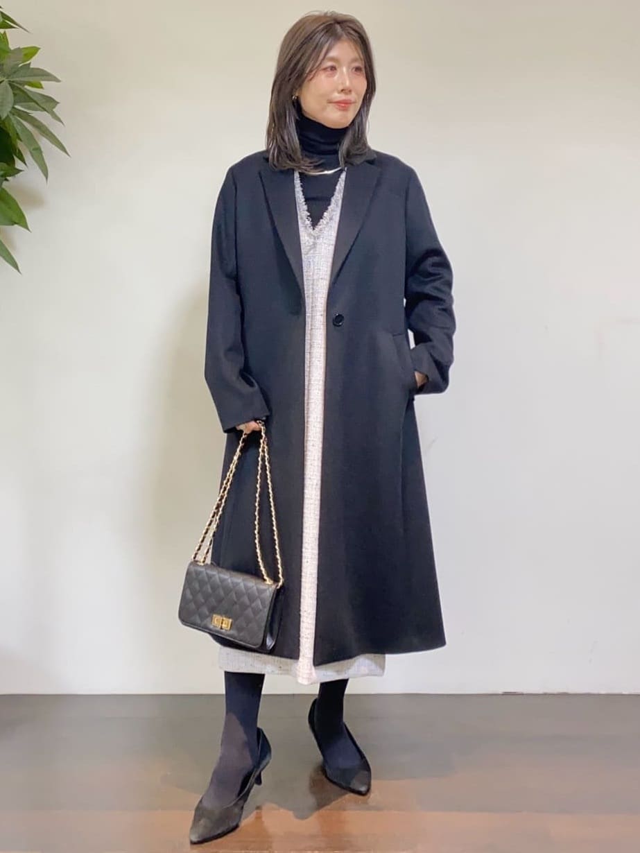 tomoさんの「UNTITLED｜【スタイリッシュ／オンオフ兼用】ウールチェスターコート」を使ったコーディネート