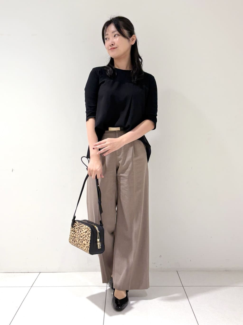 momokoさんの「INDIVI｜ミンク調フェイクファージレ」を使ったコーディネート