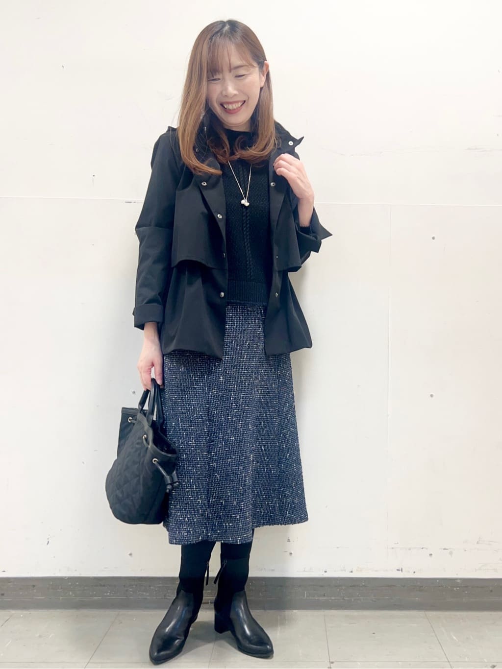 yuさんの「Reflect｜【すっきり見え／フード取り外し可／通勤におすすめ◎】ライティアウター」を使ったコーディネート