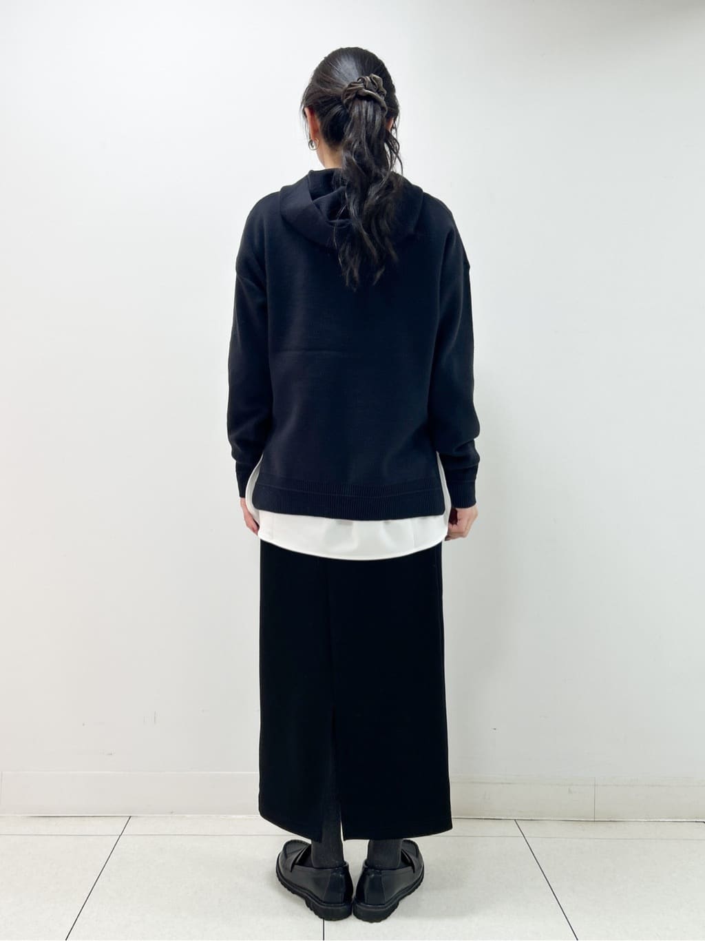 Kaiさんの「Dessin｜ウール混クルーネックコート」を使ったコーディネート