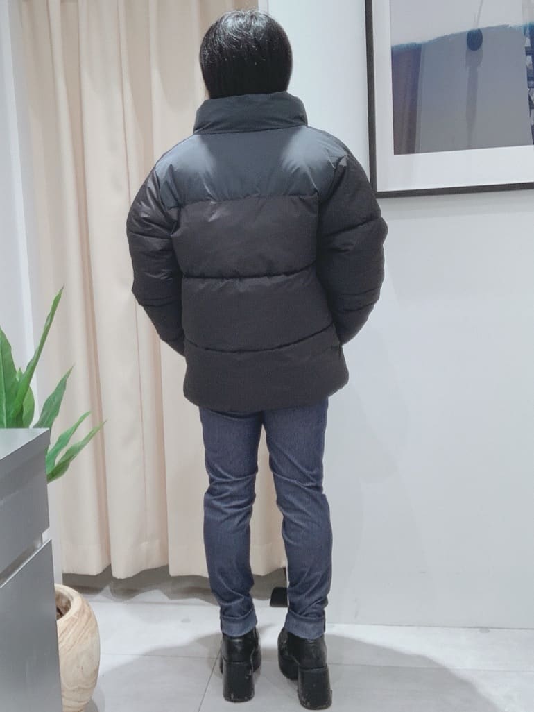 坂。さんの「THE SHOP TK｜【撥水/洗濯機可】寒い季節でも快適 中綿スタンドブルゾン」を使ったコーディネート