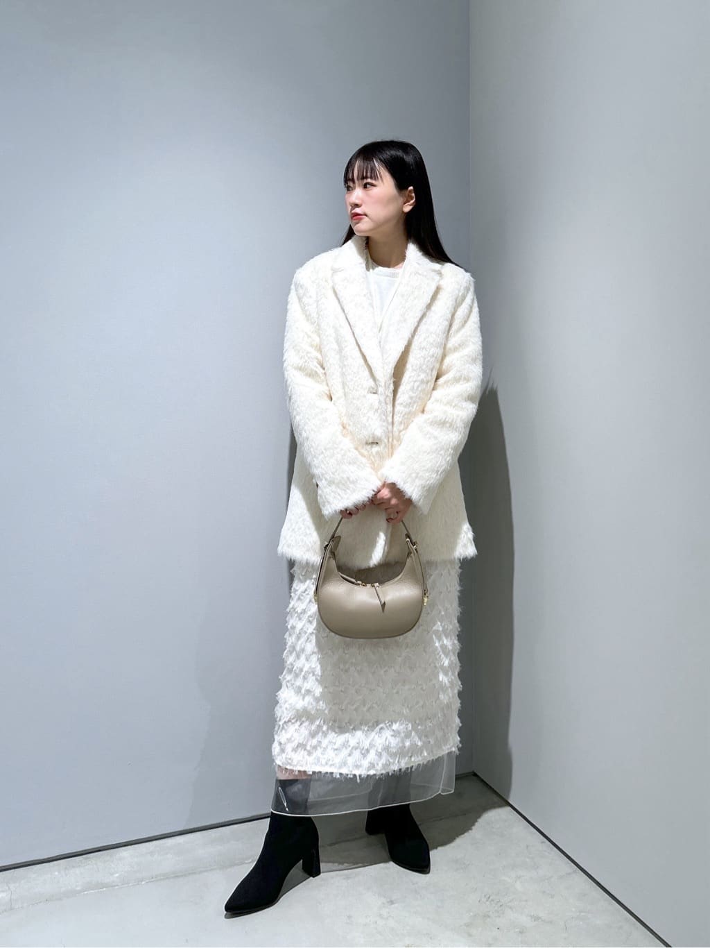 Renoさんの「INDIVI｜【オケージョン／セレモニー】フリンジタイトスカート」を使ったコーディネート