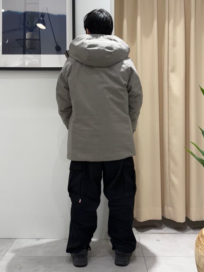 はさんの「THE SHOP TK｜【軽くて、暖かい】SORONA／ソロナ 中綿ブルゾン 防風/軽量/洗濯機OK/フード脱着可」を使ったコーディネート