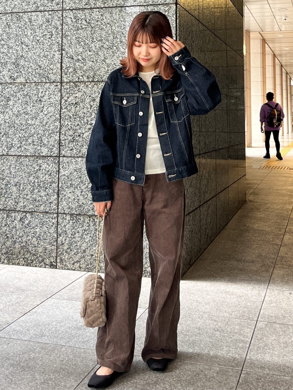 HANNAさんの「OPAQUE.CLIP｜フロッキーチュールトップス【洗濯機OK】」を使ったコーディネート