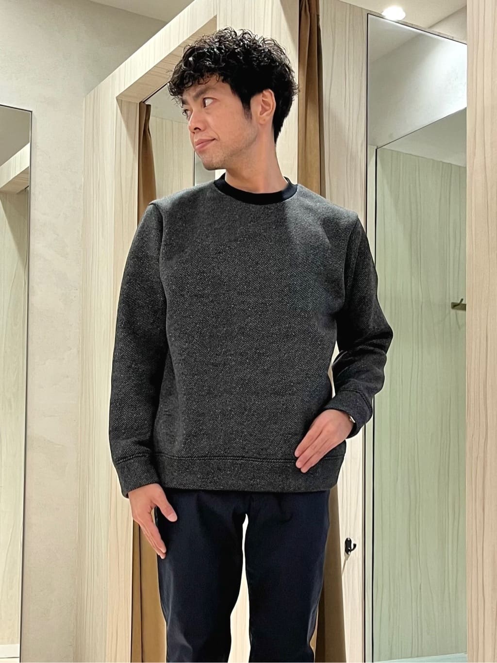 URAさんの「TAKEO KIKUCHI｜【3WAY】ドビー ダウンライナー付ブルゾン」を使ったコーディネート