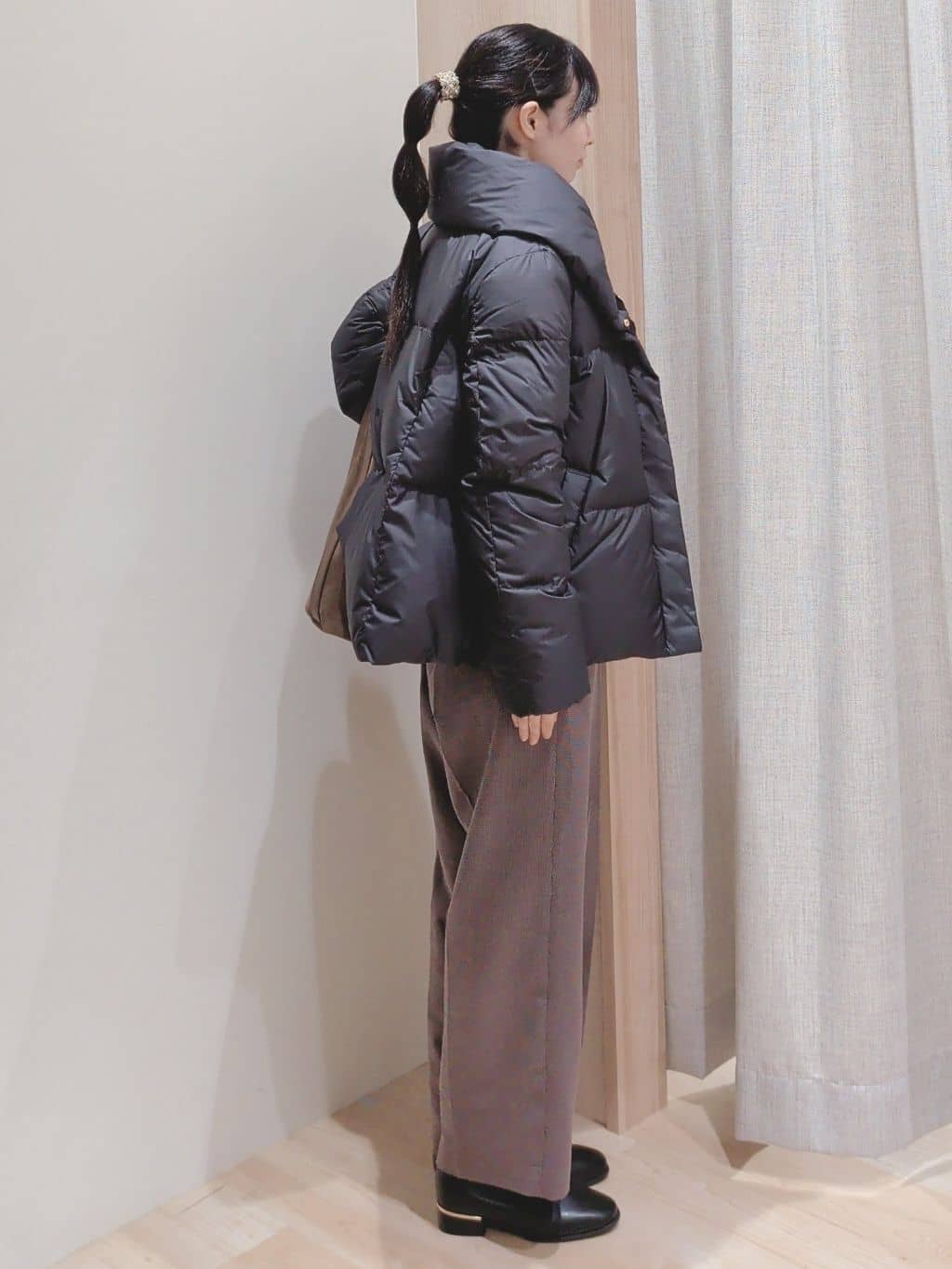 Yuiさんの「grove｜プリーツレイヤードニットプルオーバー」を使ったコーディネート