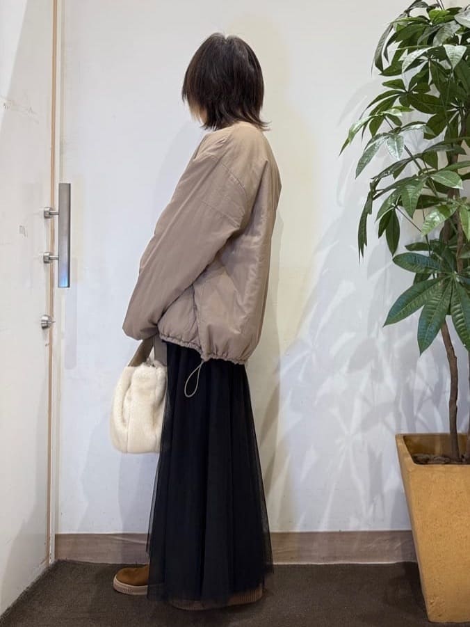 misakiさんの「SHOO･LA･RUE｜【洗濯機可】セレモニーからデイリーまで ふんわり軽やか チュールギャザースカート」を使ったコーディネート