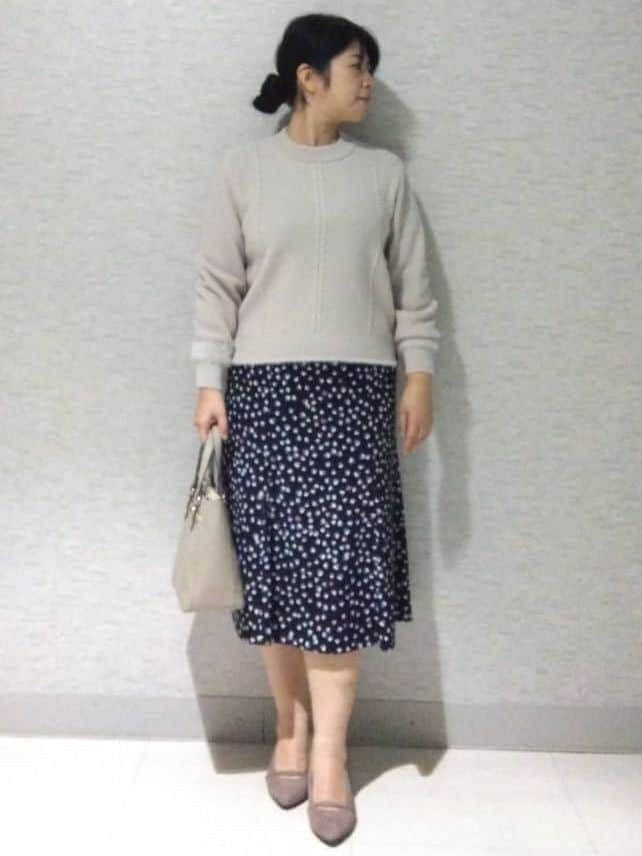 sakoさんの「Reflect｜【SS-4Lサイズ／衿が顔に当たらない◎】スタンドネックミドルコート」を使ったコーディネート