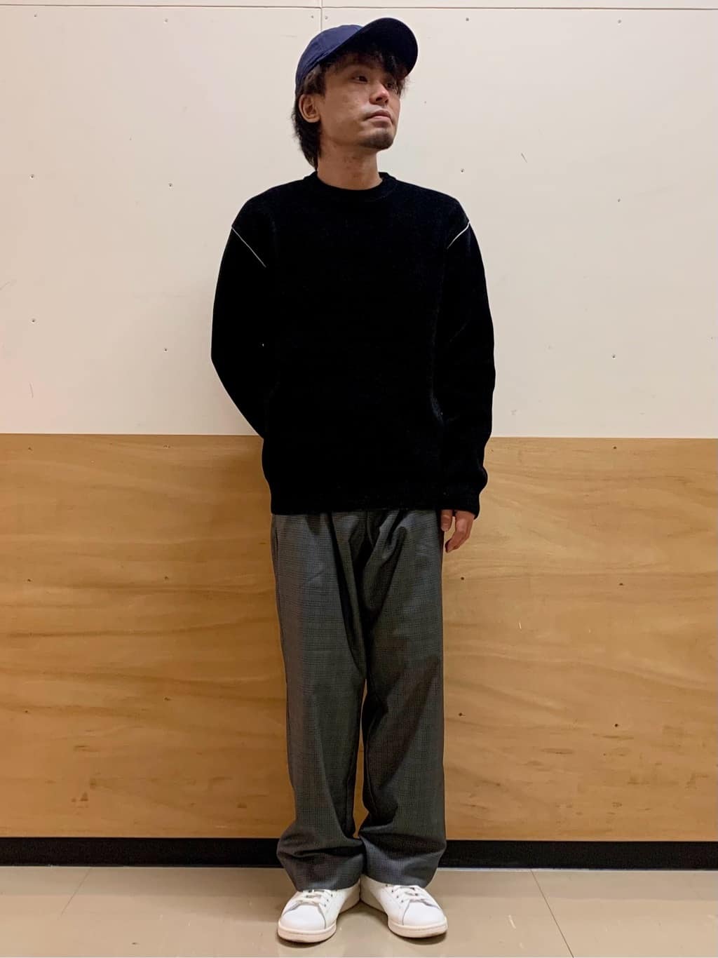 MATUさんの「THE SHOP TK｜【包み込まれるような柔らかさ】配色モールニット 洗濯機OK」を使ったコーディネート