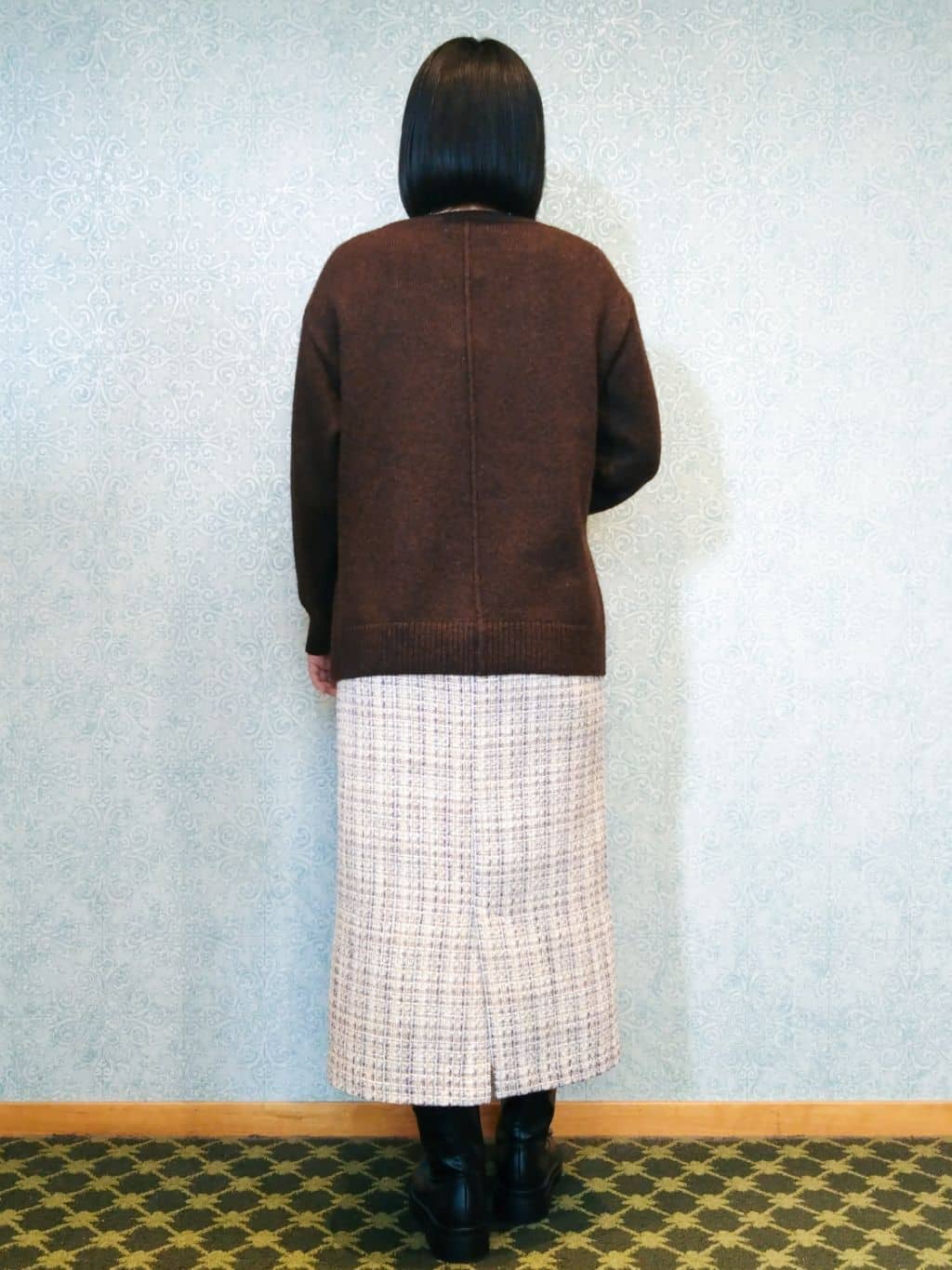 みいさんの「index｜リラクシークルーネックニット【洗濯機OK】」を使ったコーディネート