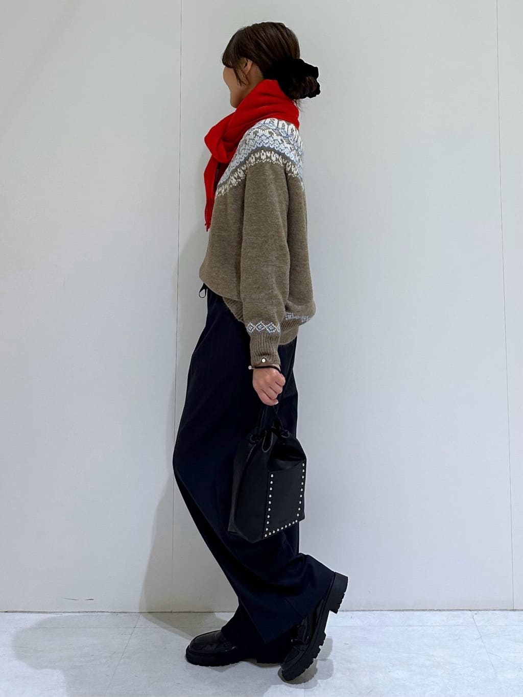 makiさんの「OPAQUE.CLIP｜ノルディック調ニット【洗濯機OK】」を使ったコーディネート