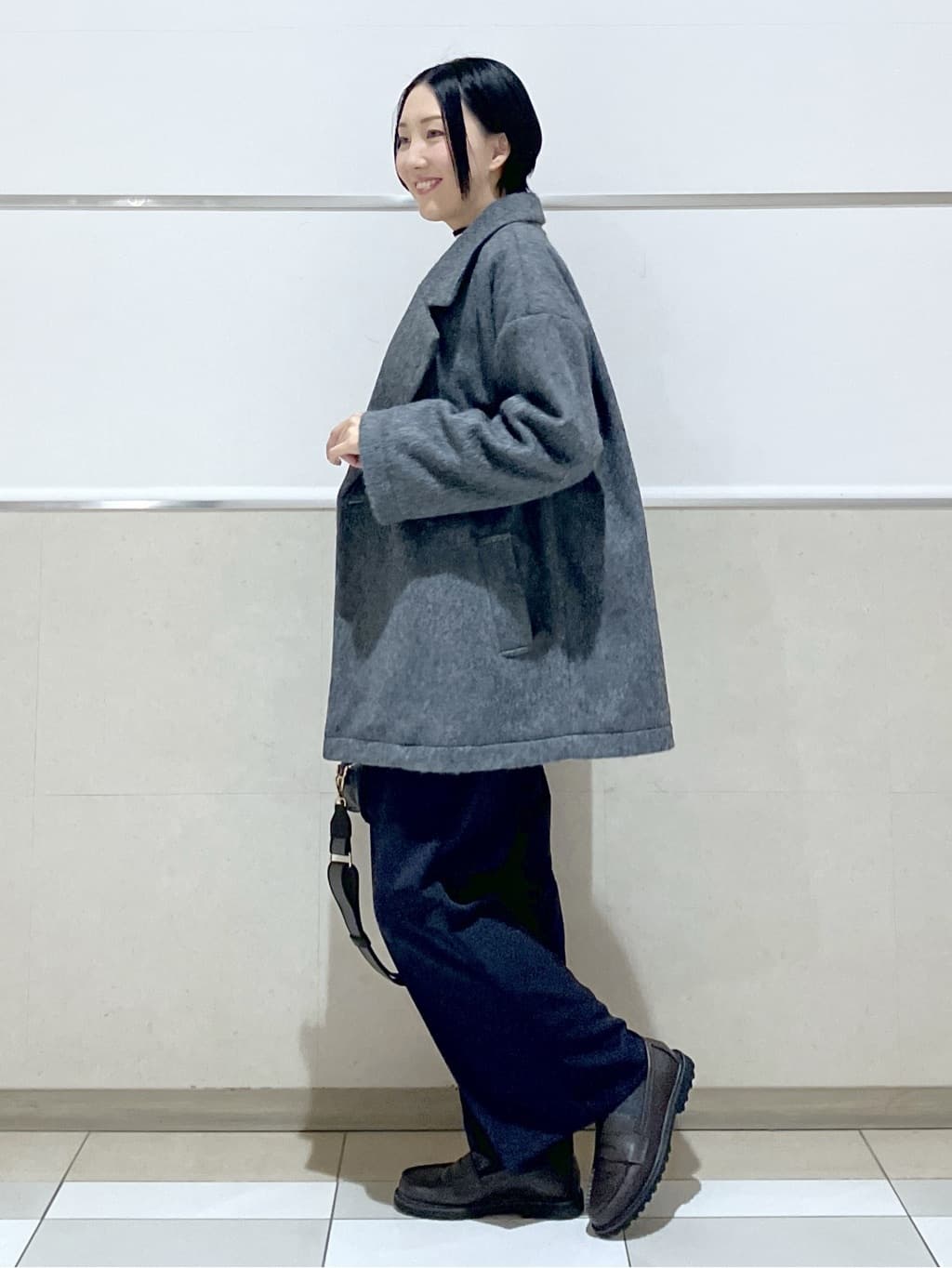 eriko さんの「Dessin｜シャギーコート」を使ったコーディネート