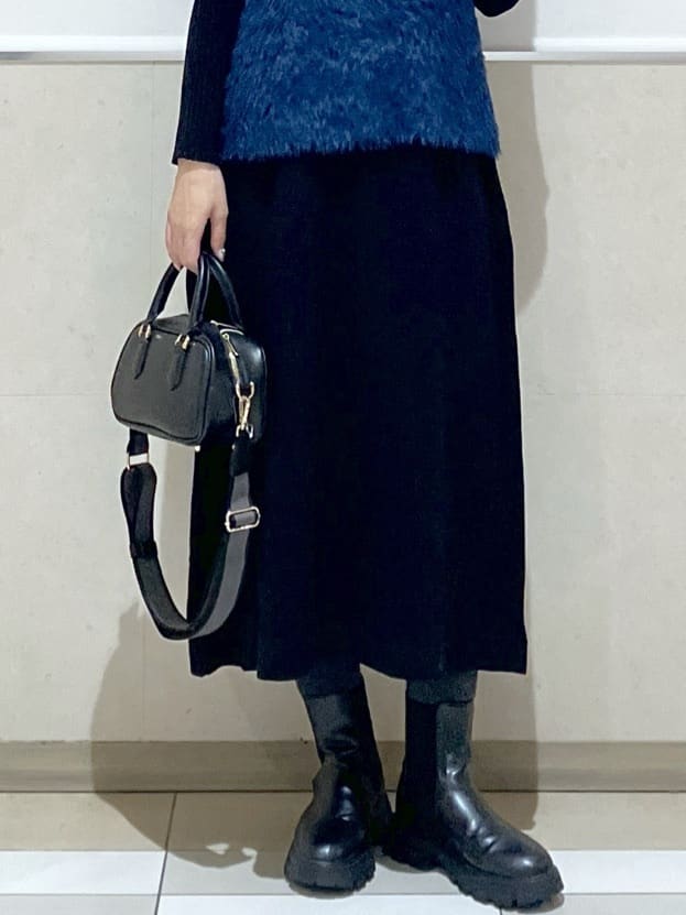 eriko さんの「Dessin｜ウール混クルーネックコート」を使ったコーディネート
