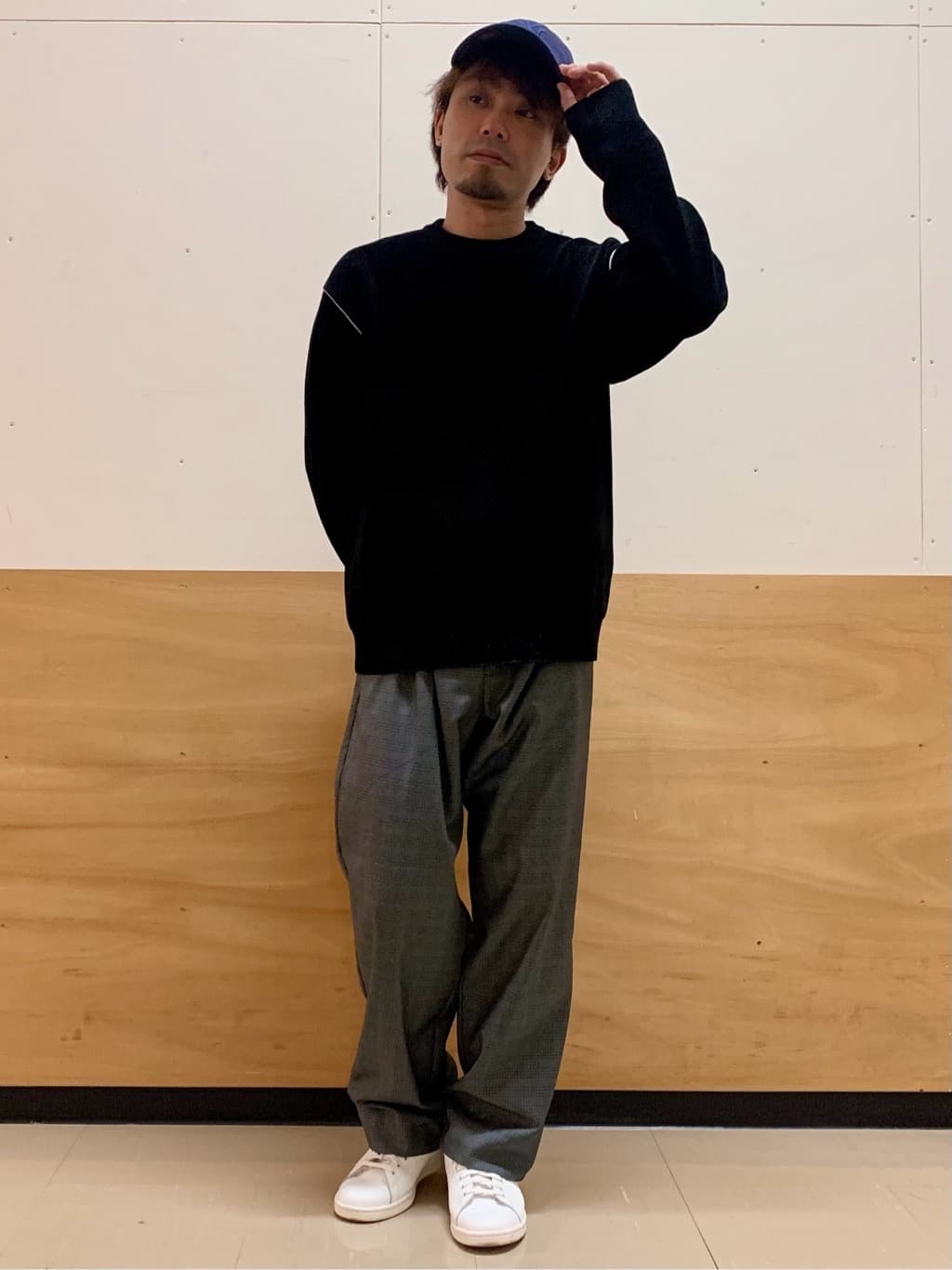 MATUさんの「THE SHOP TK｜【包み込まれるような柔らかさ】配色モールニット 洗濯機OK」を使ったコーディネート