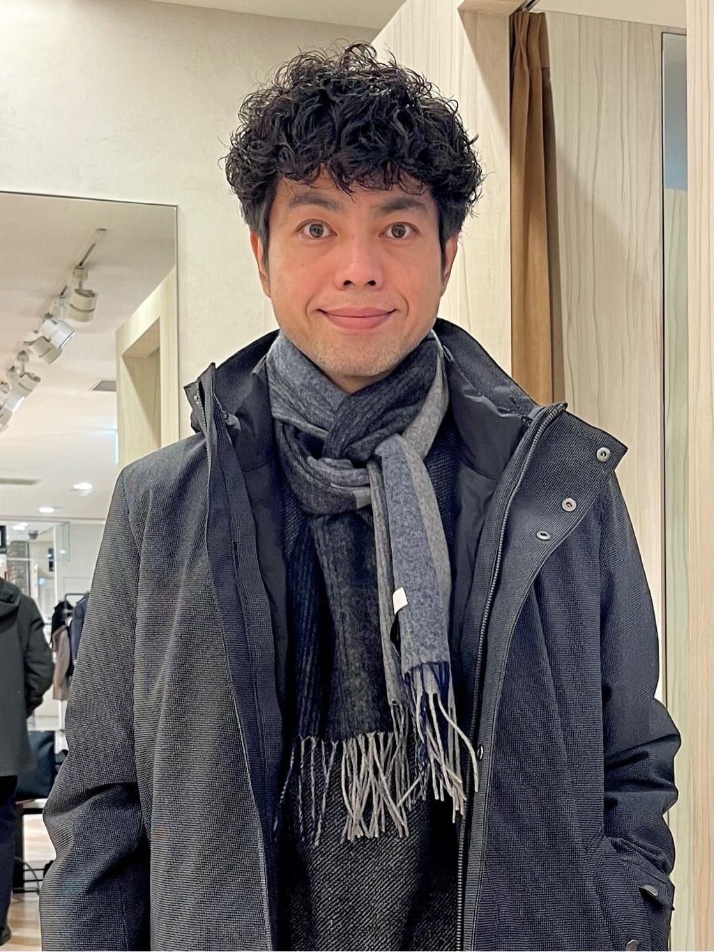 URAさんの「TAKEO KIKUCHI｜【3WAY】ドビー ダウンライナー付ブルゾン」を使ったコーディネート