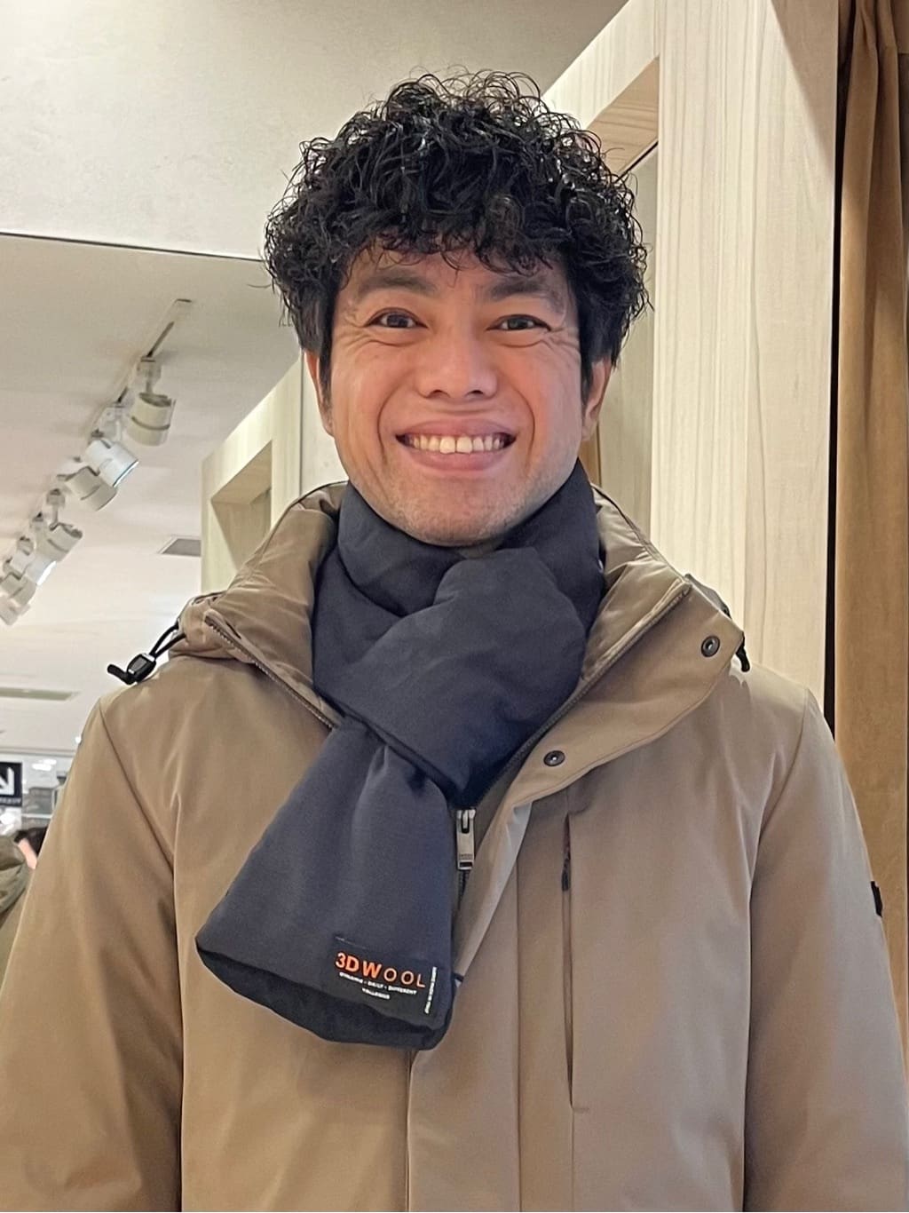URAさんの「TAKEO KIKUCHI｜【None Of Stress】ストレッチ ダウンブルゾン」を使ったコーディネート