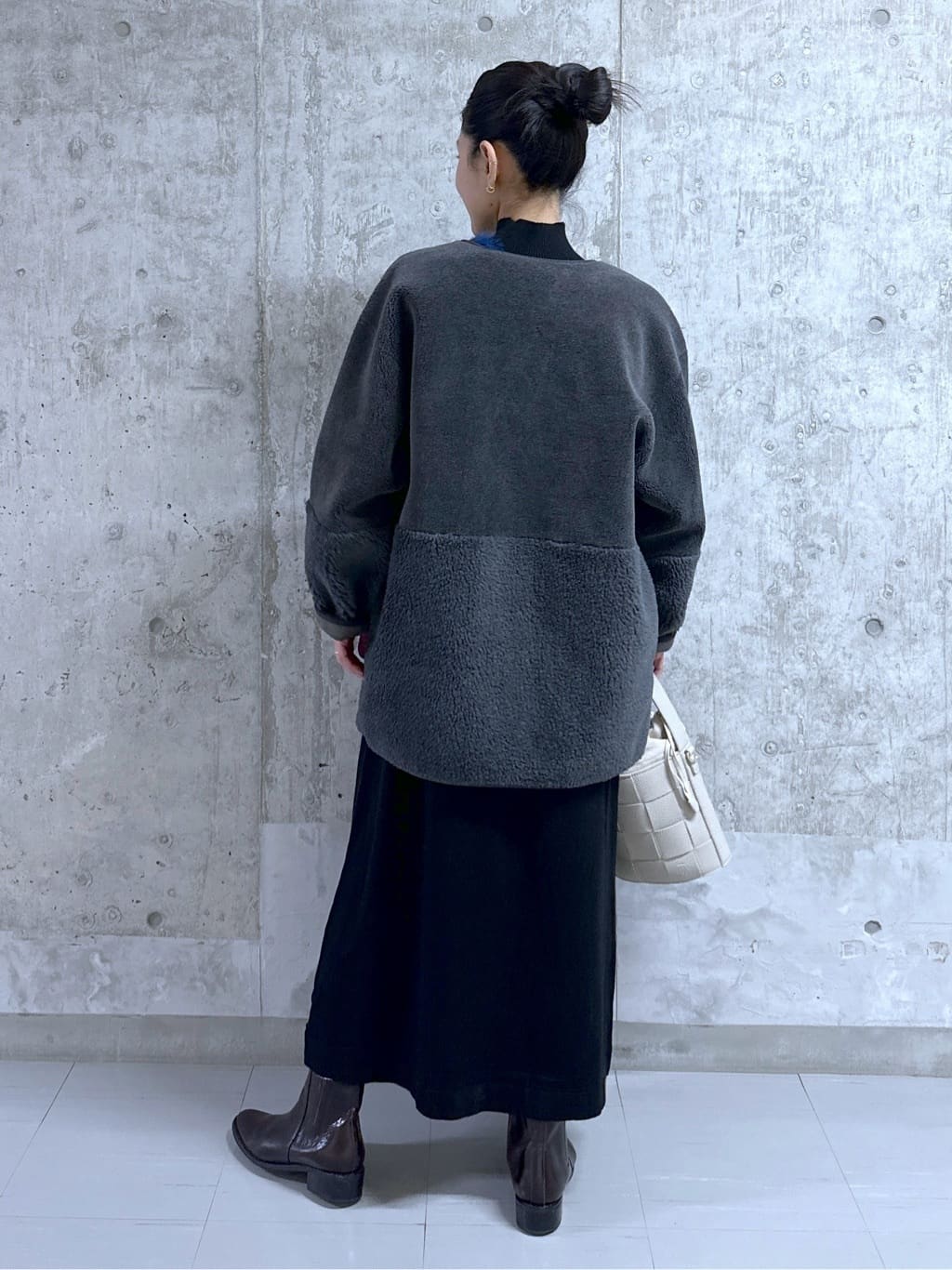 kumiさんの「Dessin｜【2WAY】フェイクムートンコート」を使ったコーディネート