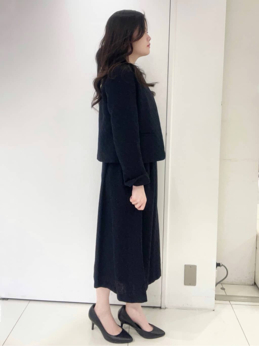 moeさんの「UNTITLED｜【セットアップ可/フォーマル】ツイードジャケット」を使ったコーディネート