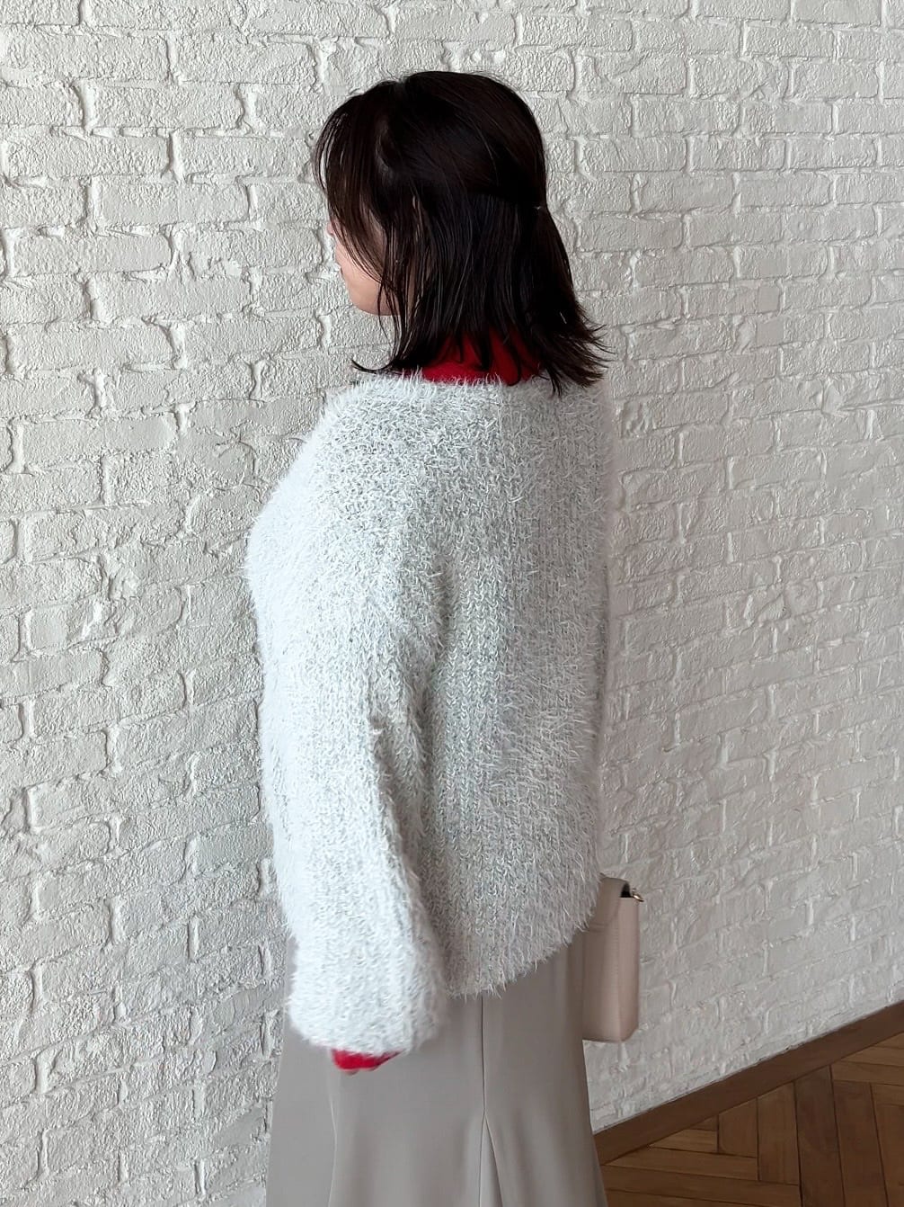ちびゆきさんの「grove｜【吸湿発熱／帯電防止】ハイネックリブプルオーバー」を使ったコーディネート