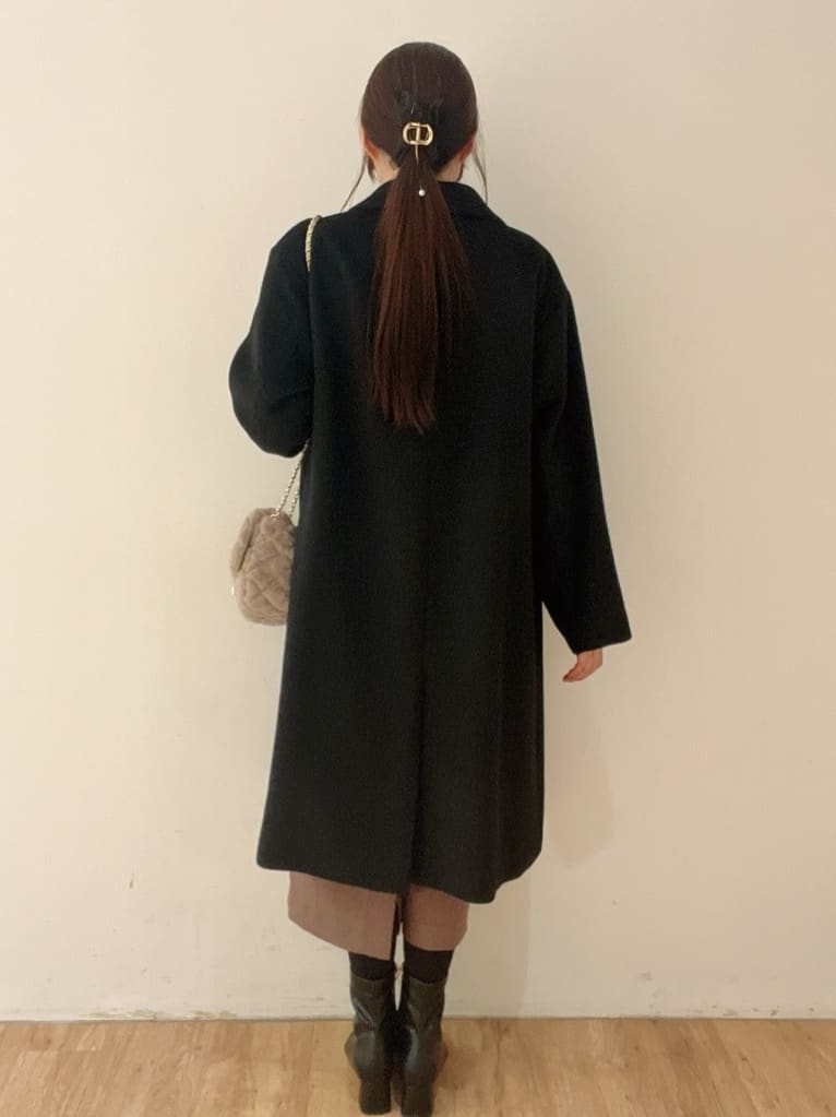 yukikaさんの「OPAQUE.CLIP｜カシミヤブレンドウールチェスターコート」を使ったコーディネート