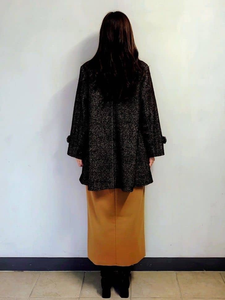keito.iさんの「OPAQUE.CLIP｜ヘリンボーンステンカラーコート」を使ったコーディネート