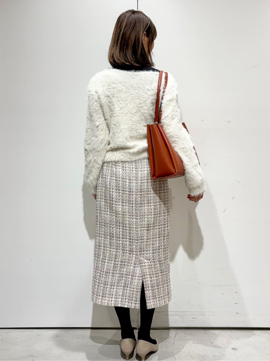 Jさんの「OPAQUE.CLIP｜ラメシャギーニット【洗濯機OK】」を使ったコーディネート