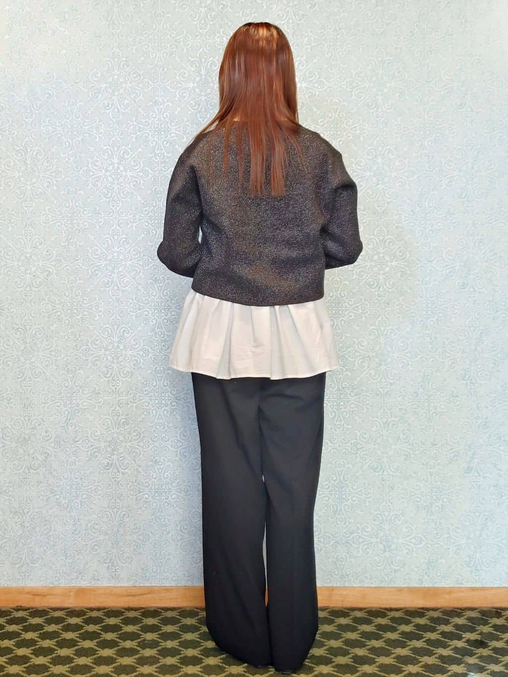 かどさんの「index｜《ツインセット》ショートラメニット&times;フレアタンクトップ【洗濯機OK】」を使ったコーディネート