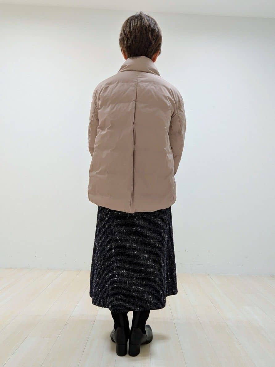nishiさんの「Reflect｜【すっきりシルエット】ショート丈ダウンコート」を使ったコーディネート