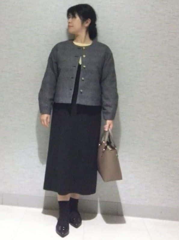 sakoさんの「Reflect｜【着映え◎／アームホールゆったり】グレンチェックジャコット」を使ったコーディネート