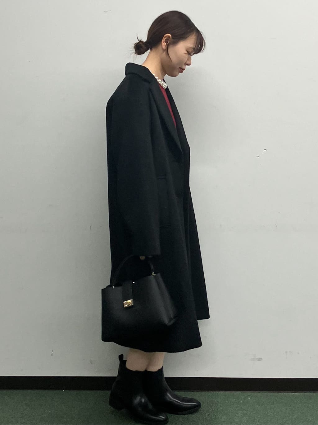 MAYUKIさんの「index｜カシミヤブレンドウールチェスターコート」を使ったコーディネート