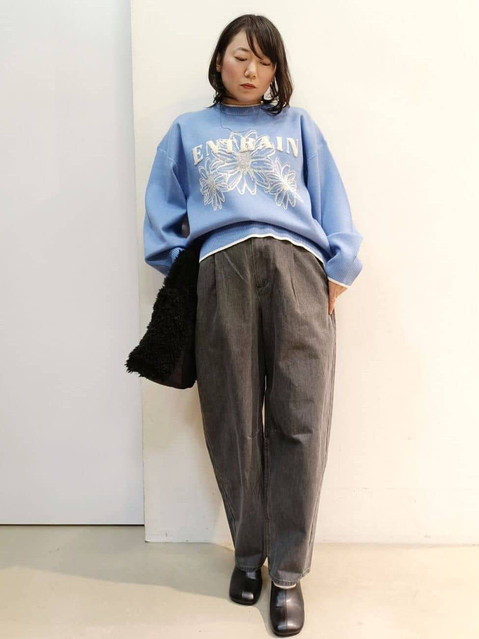 あんさんの「THE SHOP TK｜【ぎゅっとされているような暖かさ】撥水中綿ブルゾン」を使ったコーディネート