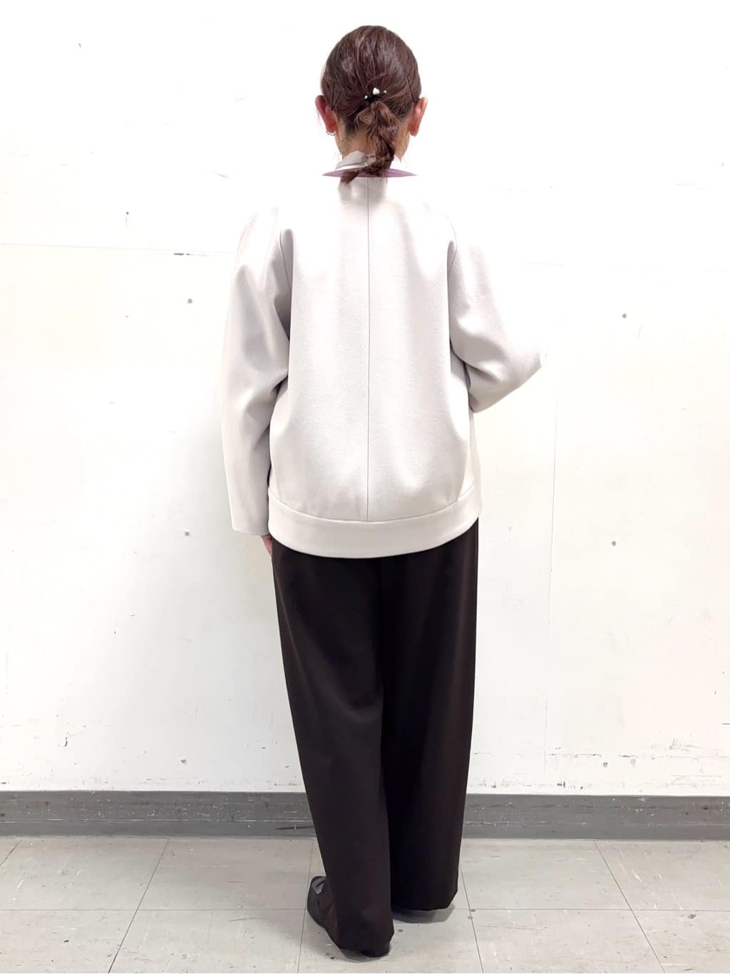 keiさんの「Reflect｜【ゆったりシルエット】ジャージメルトンコクーンジャケット」を使ったコーディネート
