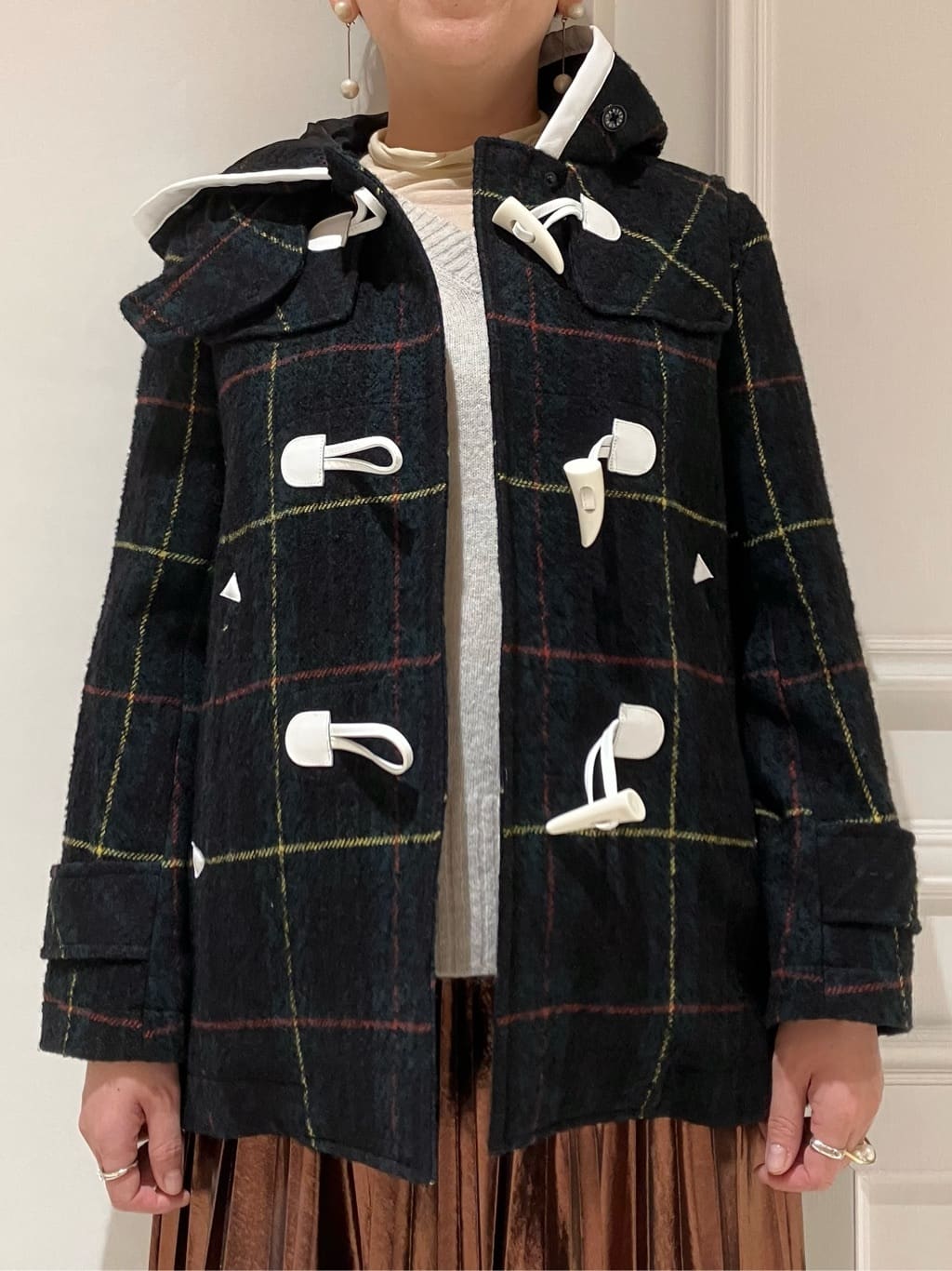 TAJIさんの「DRESSTERIOR｜アルパカブレンドVネックニット」を使ったコーディネート