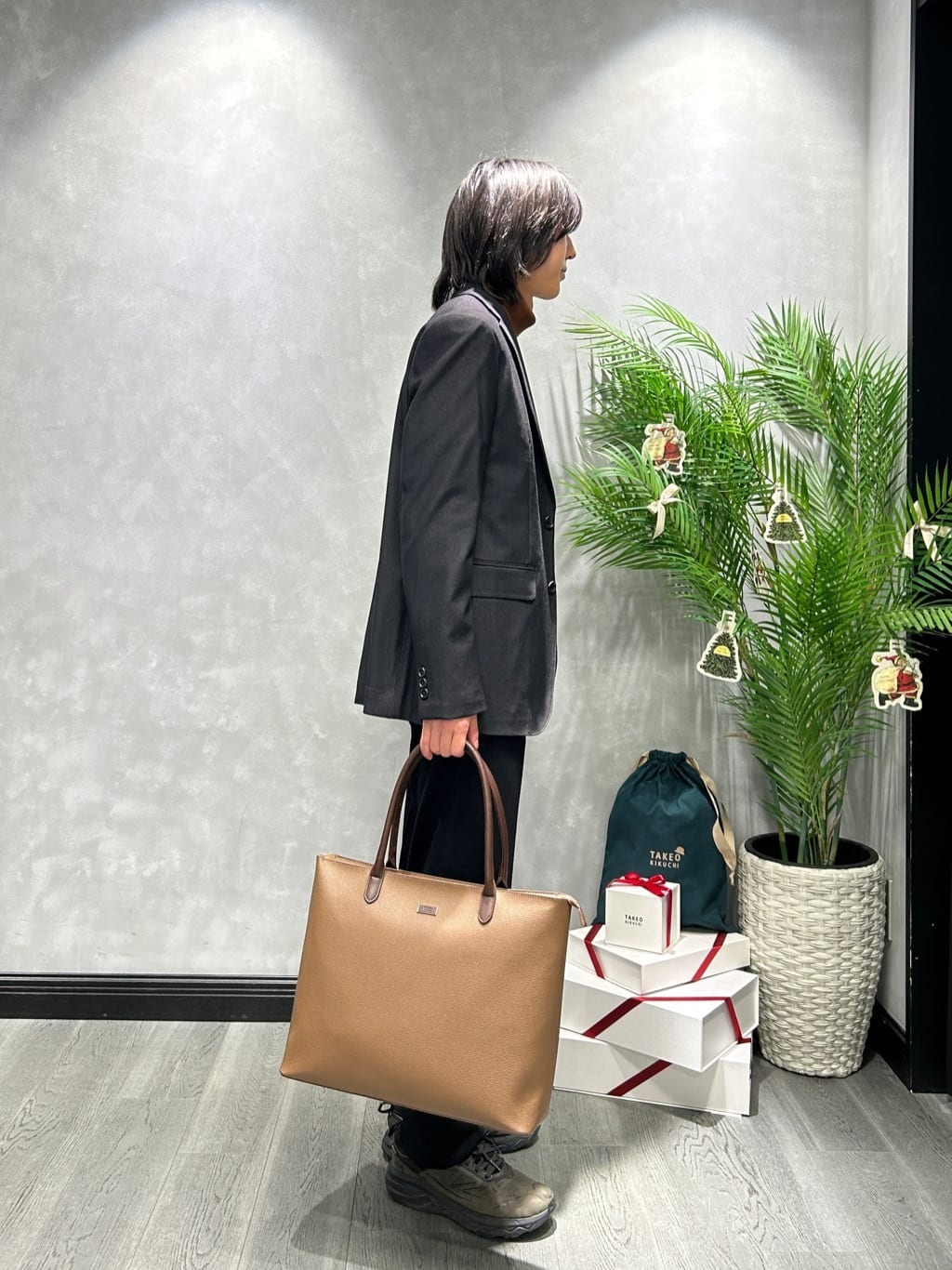 ruiさんの「TAKEO KIKUCHI｜アンチピリング タートルネック ニット」を使ったコーディネート