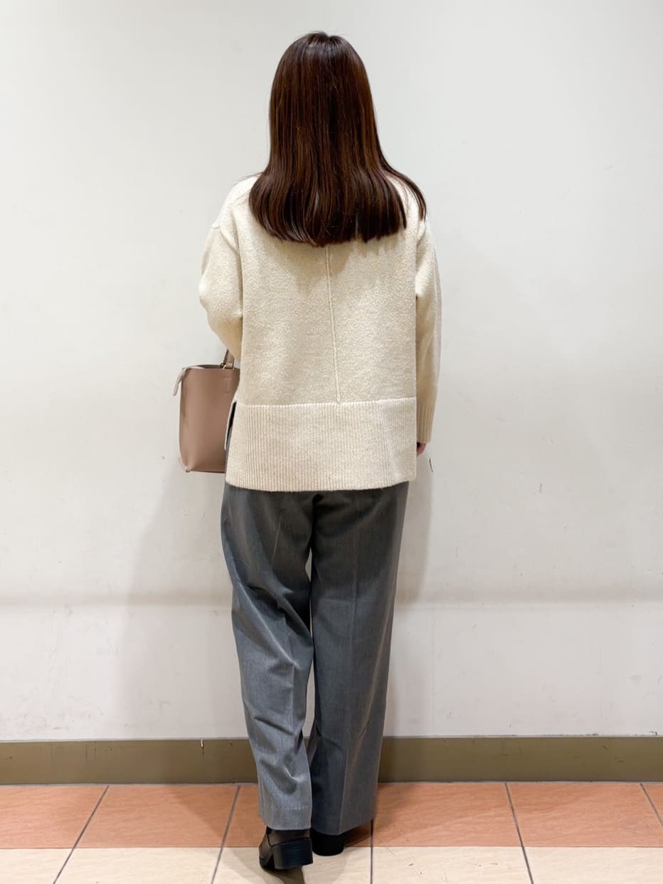 かなさんの「OPAQUE.CLIP｜ウォームタッチ イージーワイドパンツ【洗濯機洗OK／ストレッチ】≪SS～LL≫」を使ったコーディネート