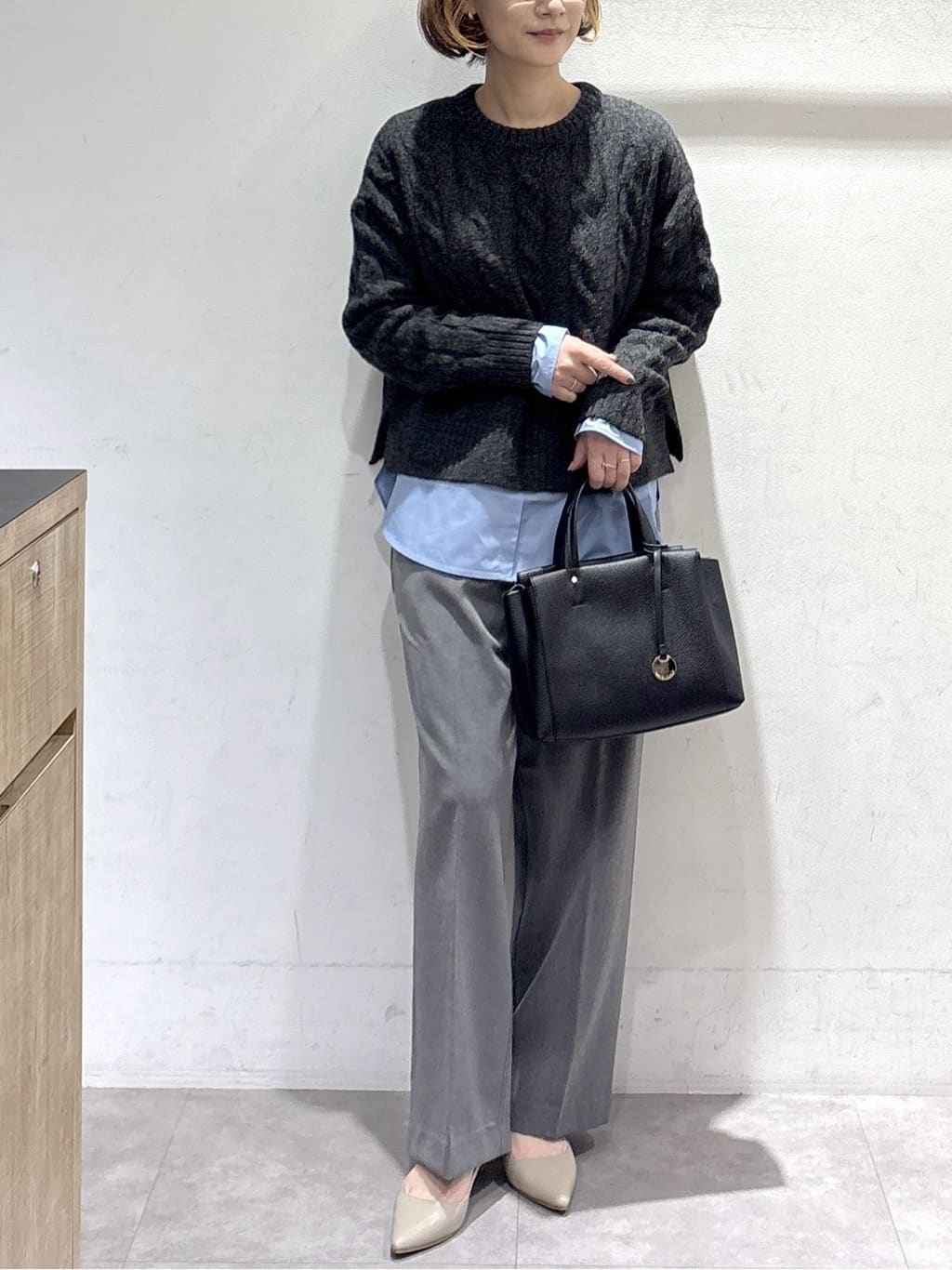 たけねぇさんの「OPAQUE.CLIP｜シャツドッキングカットソー【洗濯機OK】」を使ったコーディネート