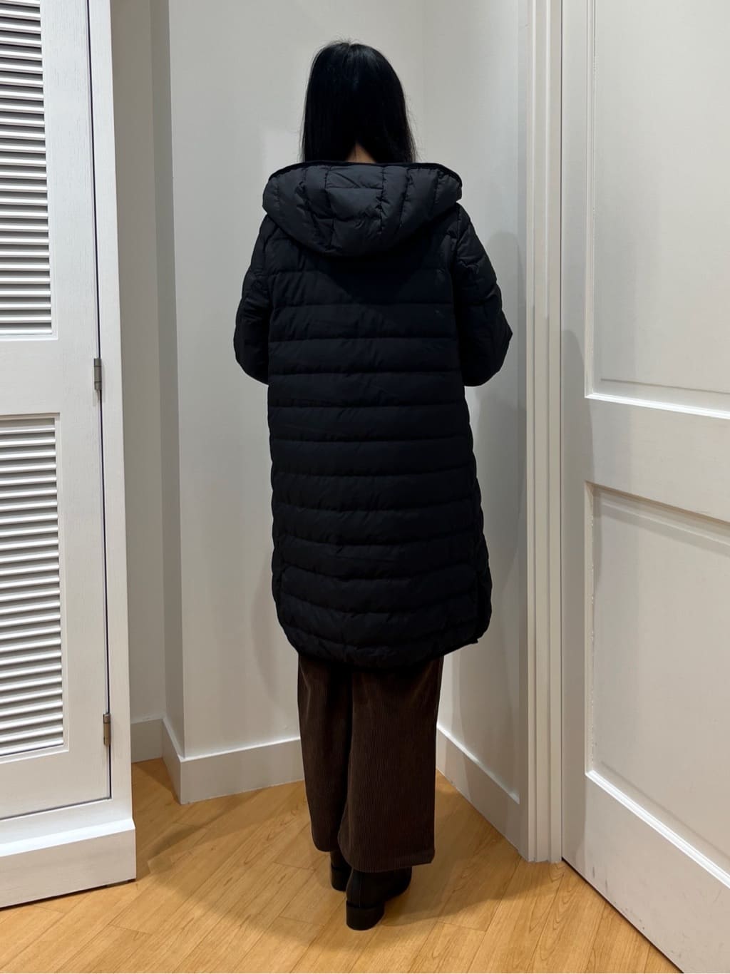 SAKIさんの「Dessin｜【撥水・2WAY】ミュラーダウンコートロング丈」を使ったコーディネート
