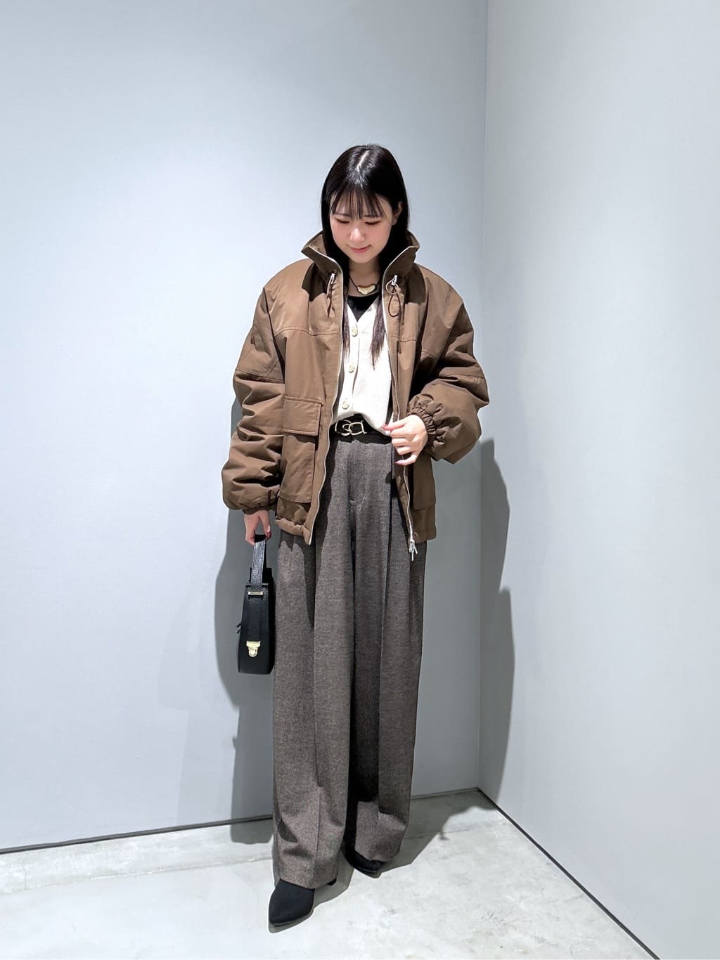 Renoさんの「INDIVI｜【再入荷】フォルムリブニットカーディガン」を使ったコーディネート
