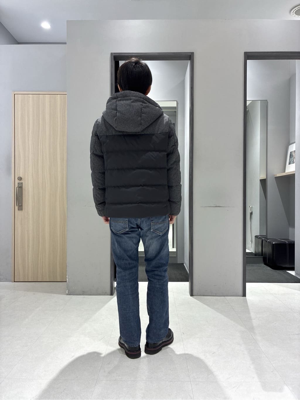 わいずみさんの「TAKEO KIKUCHI｜カラーコンビ ダウンブルゾン」を使ったコーディネート