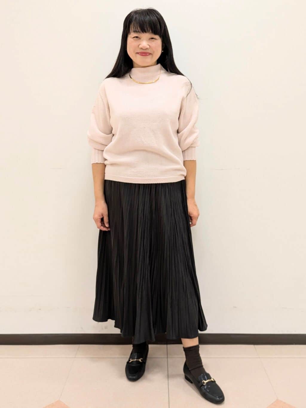 ともさんの「UNTITLED｜【名品／定番人気】ウールチェックマフラー」を使ったコーディネート