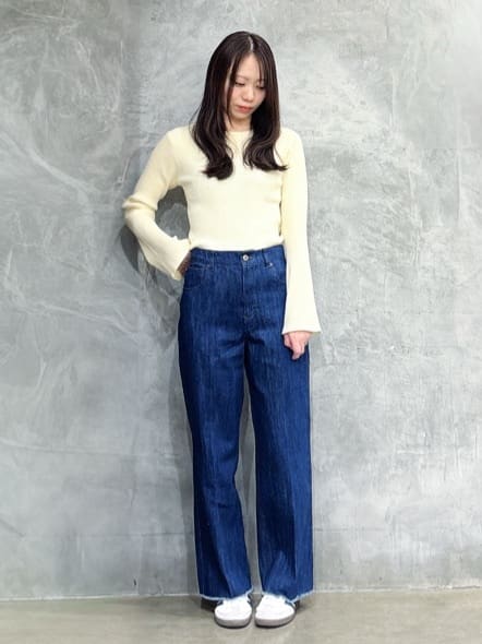 misaさんの「THE SHOP TK｜マシュマロタッチ ボアボンバージャケット」を使ったコーディネート