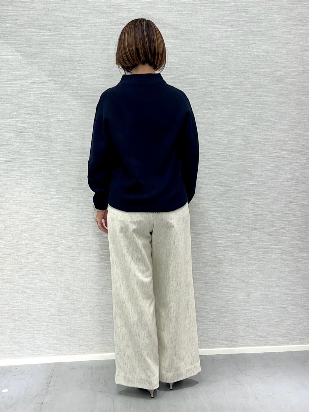 Shinakoさんの「UNTITLED｜【洗える】スポンディッシュ ボトルネックニット」を使ったコーディネート