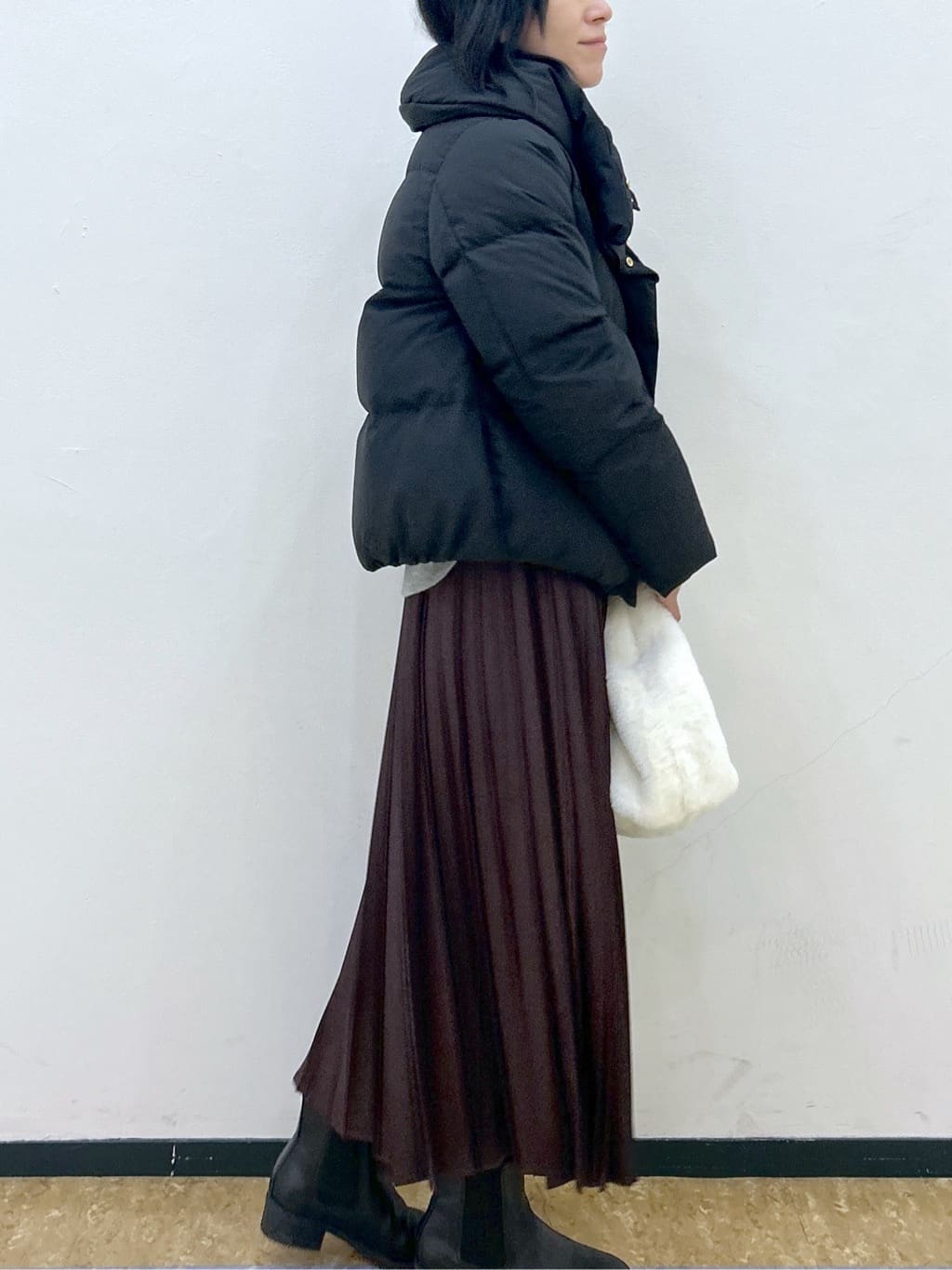 su.さんの「index｜KAWADAダウンショートコート【撥水／洗濯機OK／静電気防止裏地】《XS～LL》」を使ったコーディネート