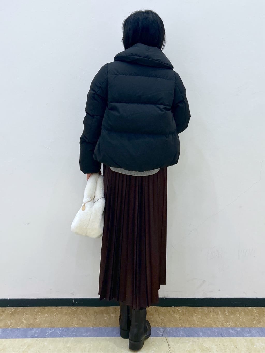 su.さんの「index｜KAWADAダウンショートコート【撥水／洗濯機OK／静電気防止裏地】《XS～LL》」を使ったコーディネート