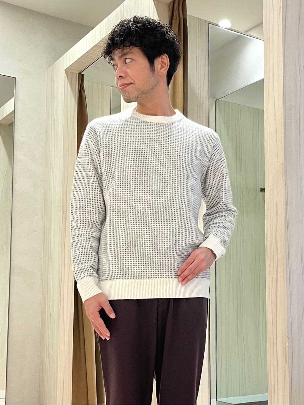 URAさんの「TAKEO KIKUCHI｜【None Of Stress】ストレッチ ダウンブルゾン」を使ったコーディネート