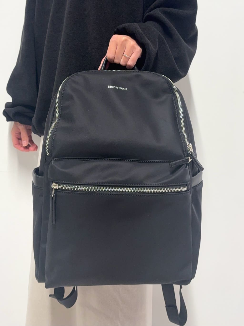 Nishijimaさんの「DRESSTERIOR｜◆THOUSAND MILE（サウザンドマイル）KNIT FLEECE HALF ZIP PARKA」を使ったコーディネート