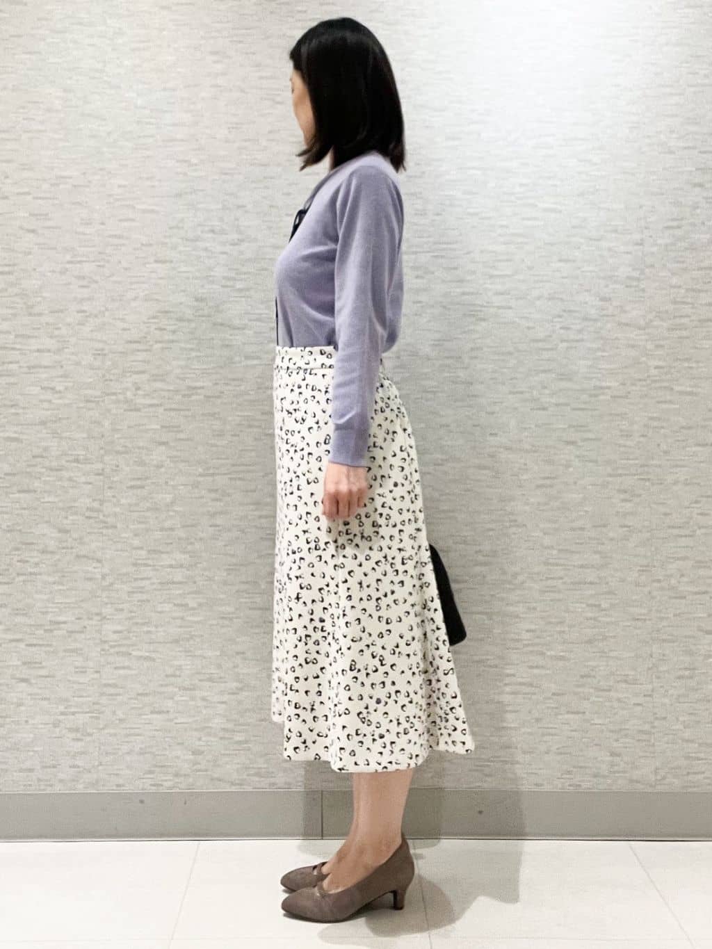 marikoさんの「Reflect｜ソフトフレアプリントスカート」を使ったコーディネート