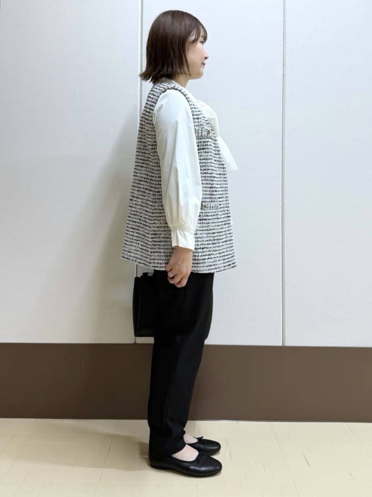 Rikoさんの「INDIVI｜【洗える／裏起毛】ストレッチウォームパンツ」を使ったコーディネート