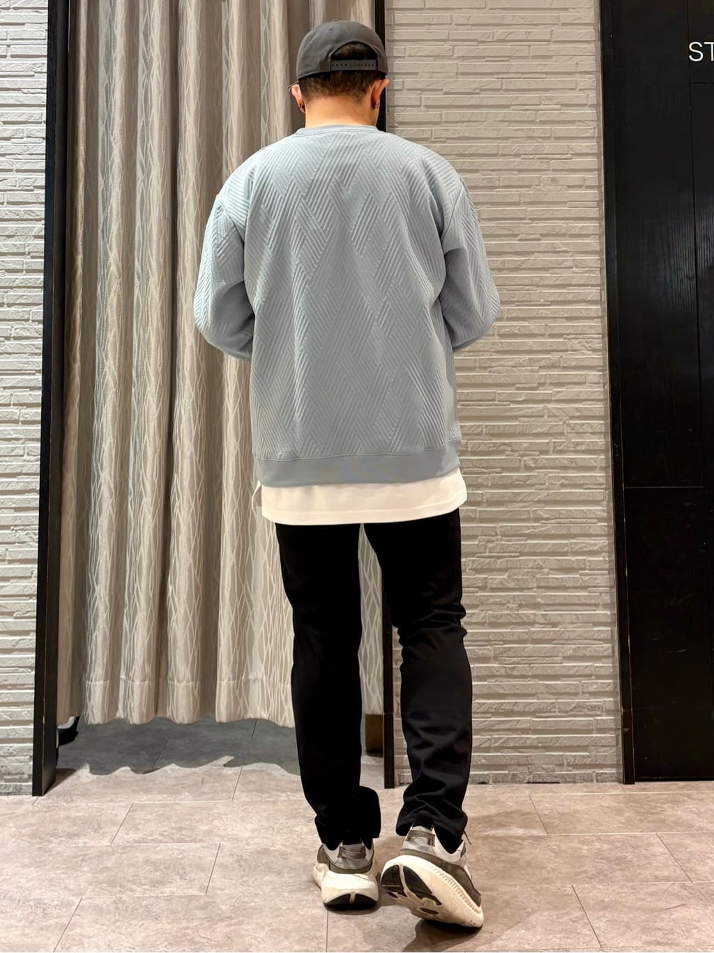 Pーyamaさんの「THE SHOP TK｜【撥水/洗濯機可】寒い季節でも快適 中綿スタンドブルゾン」を使ったコーディネート