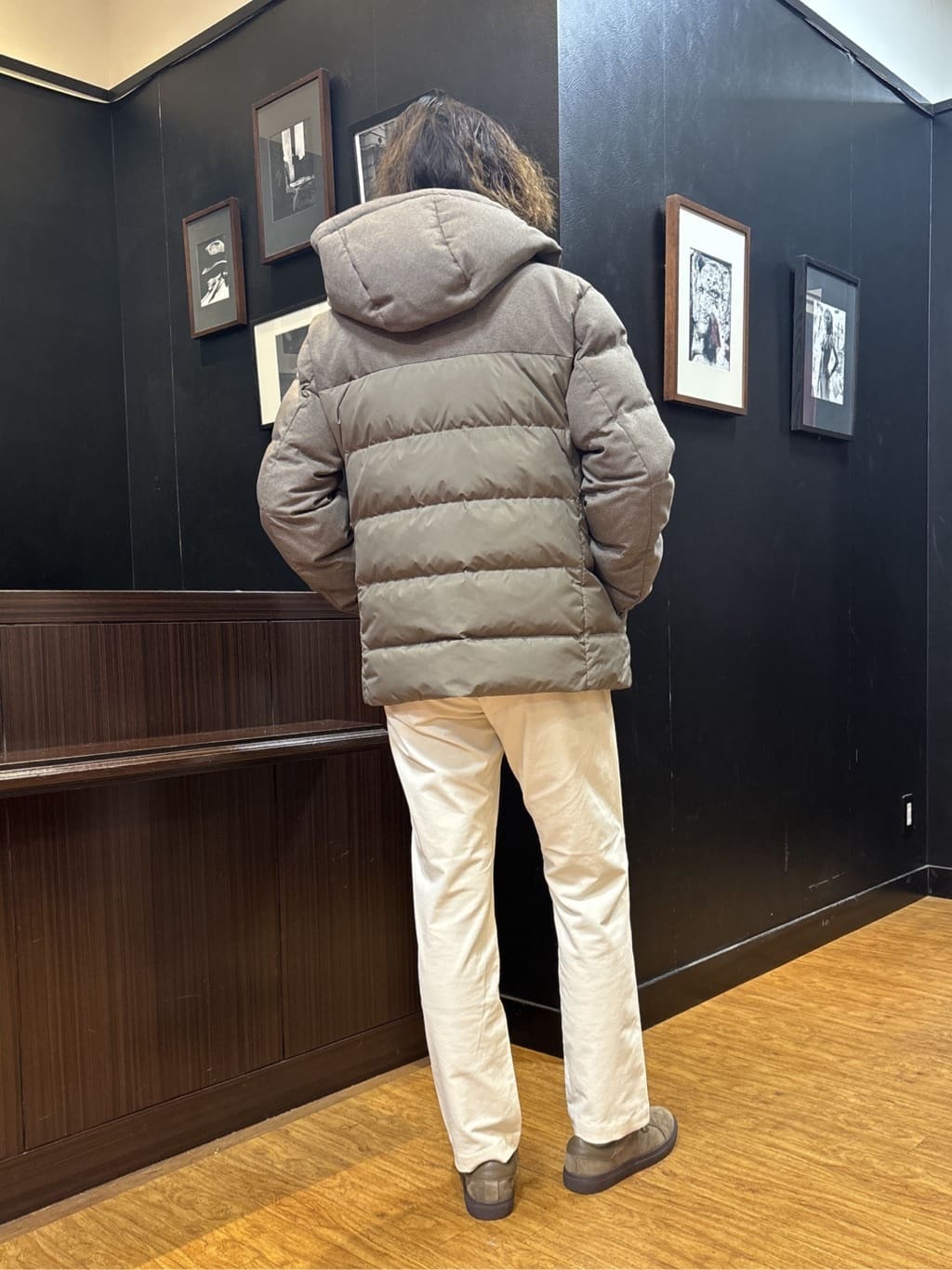 おーのさんの「TAKEO KIKUCHI｜カラーコンビ ダウンブルゾン」を使ったコーディネート